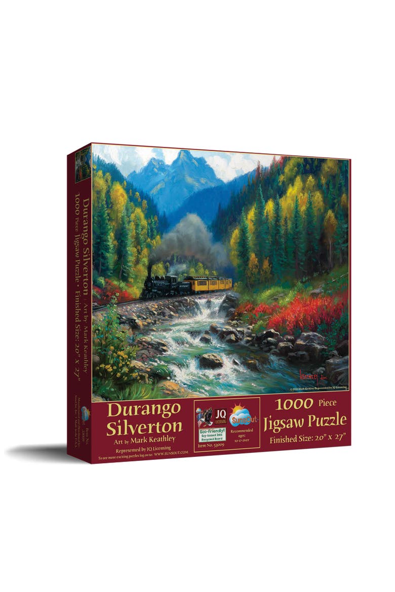 Durango Silverton 1000 piece Jigsaw Puzzle for Adults, Main, color, Multicolor