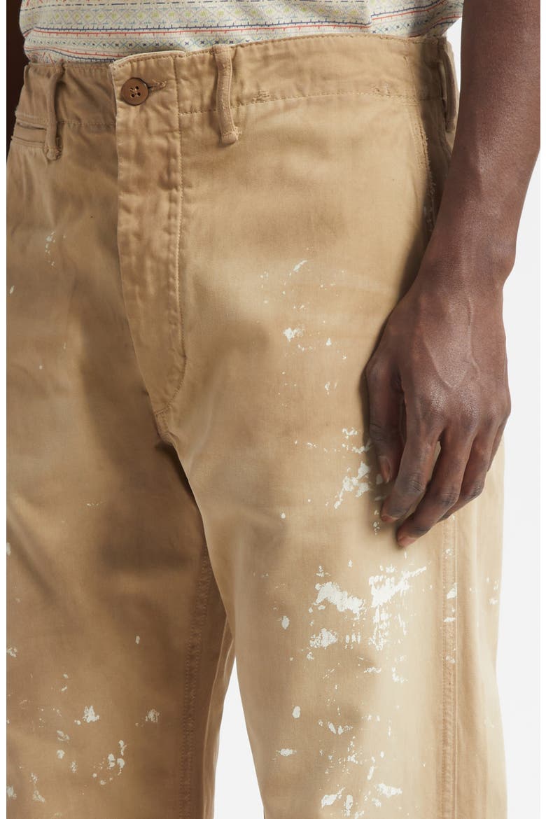Distressed Paint Splatter Field Chinos (Men) | Nordstrom
