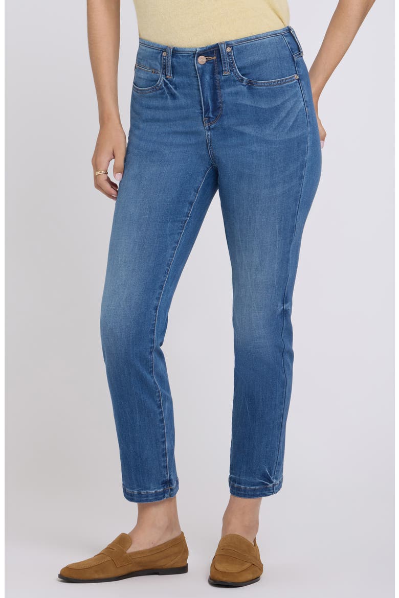 Sheri Clean Waist Ankle Slim Straight Jeans, Main, color, WILD RIVER
