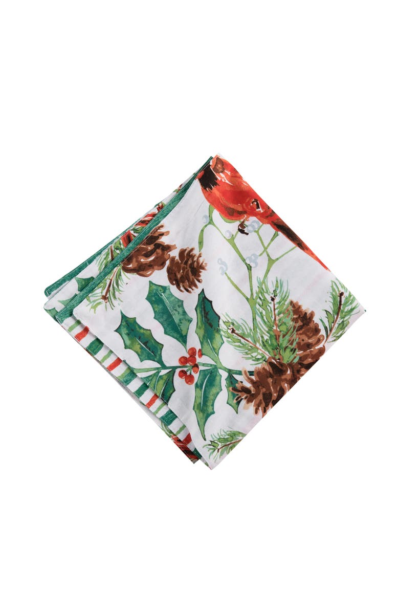 C&F Home Delwyn Cardinal Napkins Set of 6, Alternate, color, Green