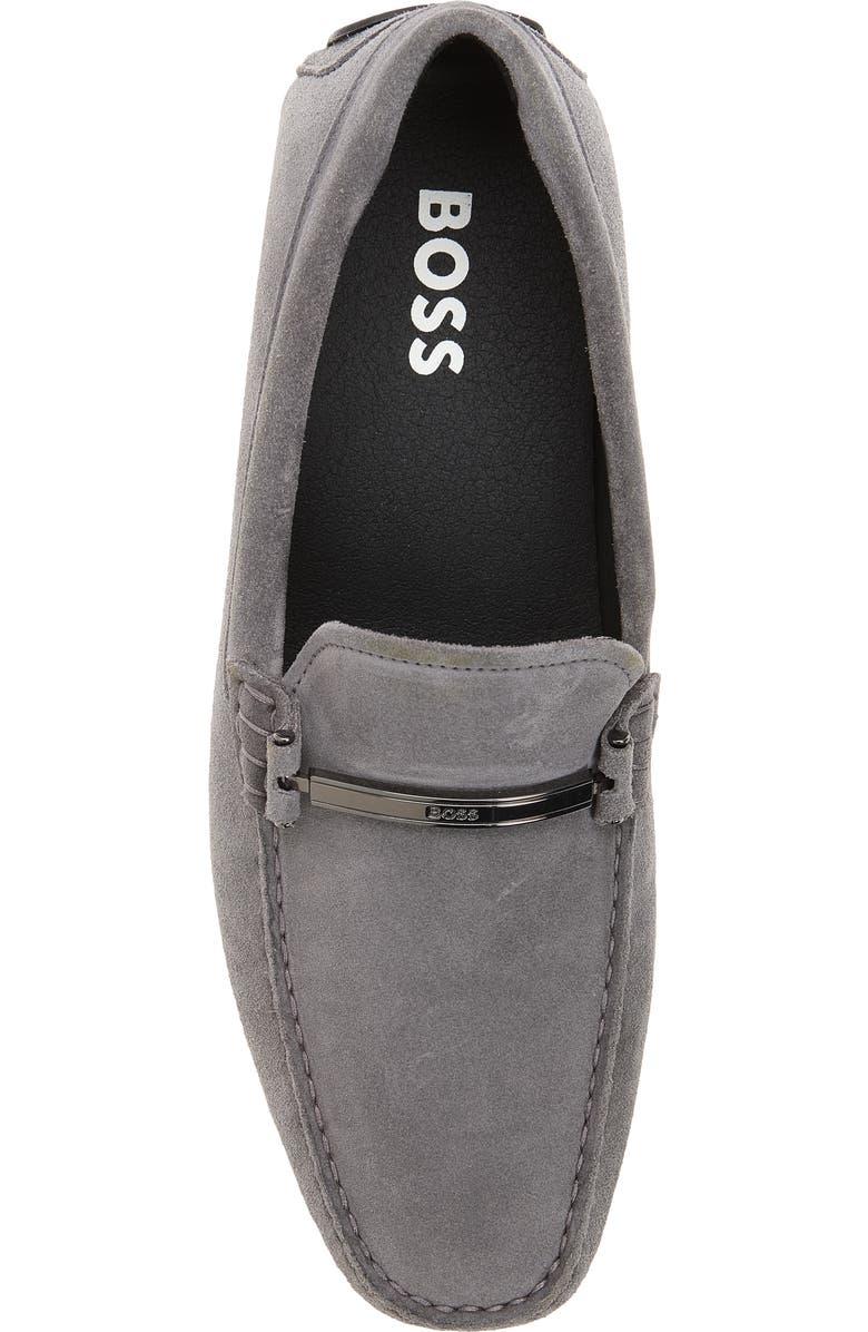 BOSS Noel Driving Shoe, Alternate, color, Medium Grey