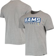 '47 Men's '47 Gray Los Angeles Rams Major Super Rival T-Shirt