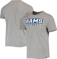 '47 Men's '47 Gray Los Angeles Rams Major Super Rival T-Shirt
