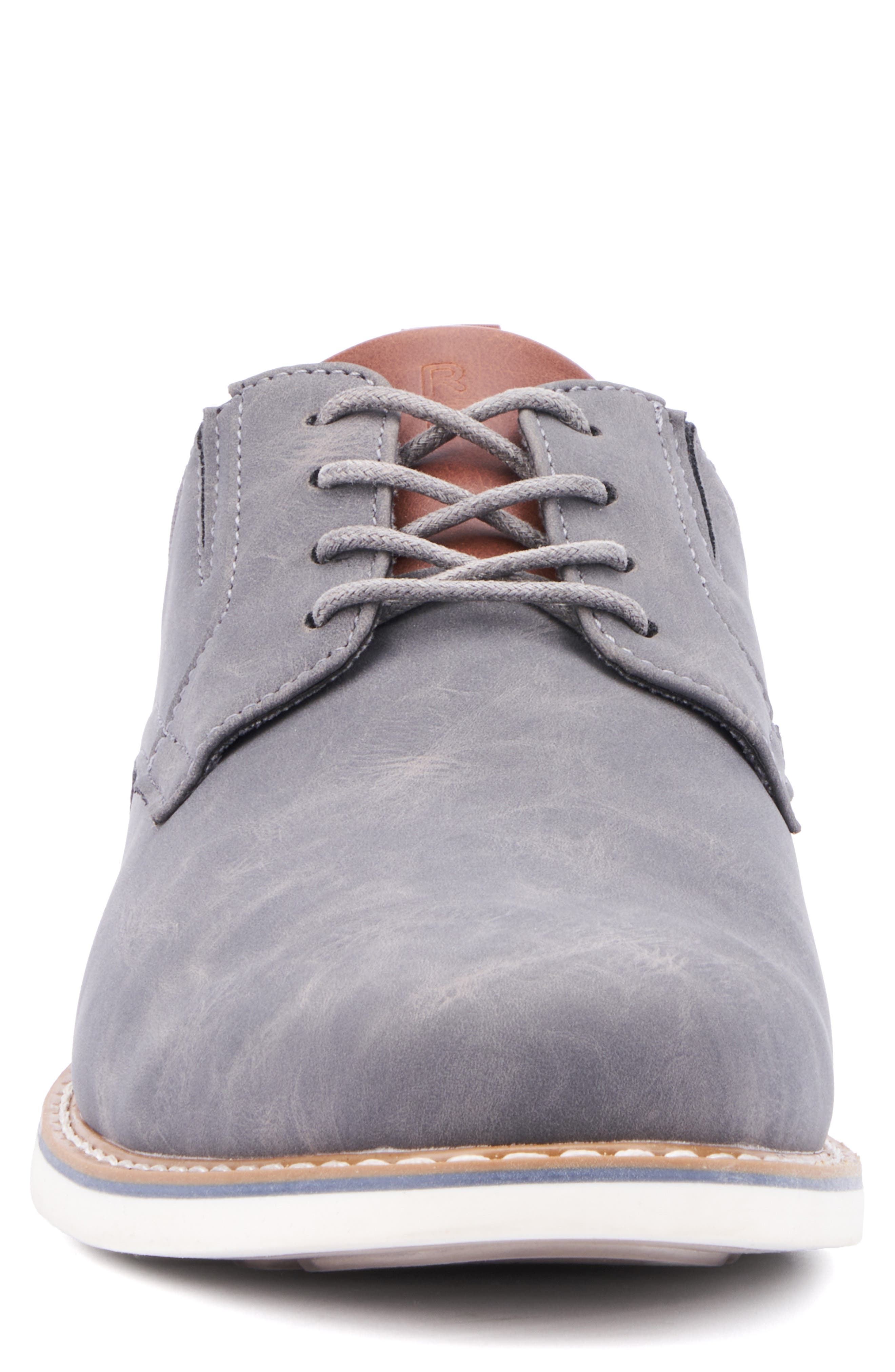 RESERVE FOOTWEAR Vertigo Faux Leather Derby, Alternate, color, Gray
