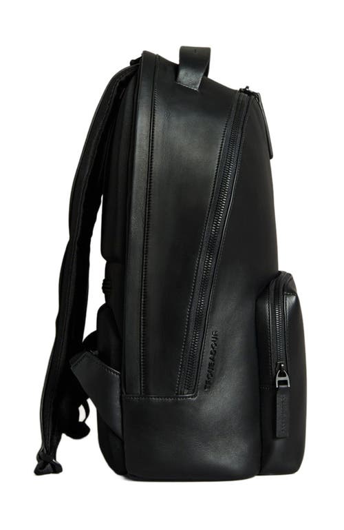 Troubadour Generation Leather Backpack In Black