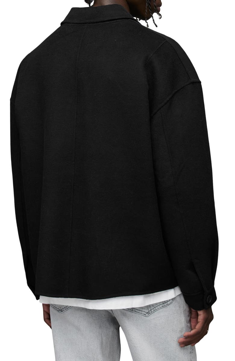 AllSaints Broderick Recycled Wool Blend Shirt Jacket, Alternate, color,