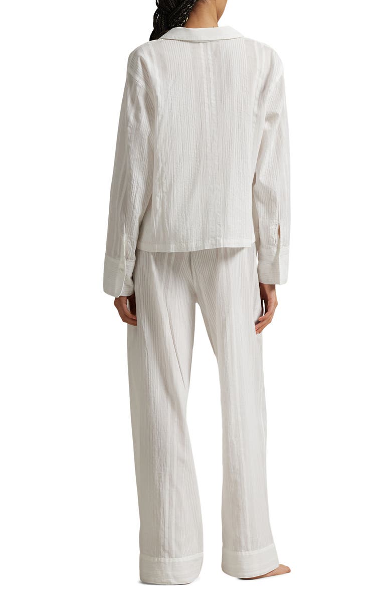 Polo Ralph Lauren Cotton Gauze Pajamas, Alternate, color, White Cloud