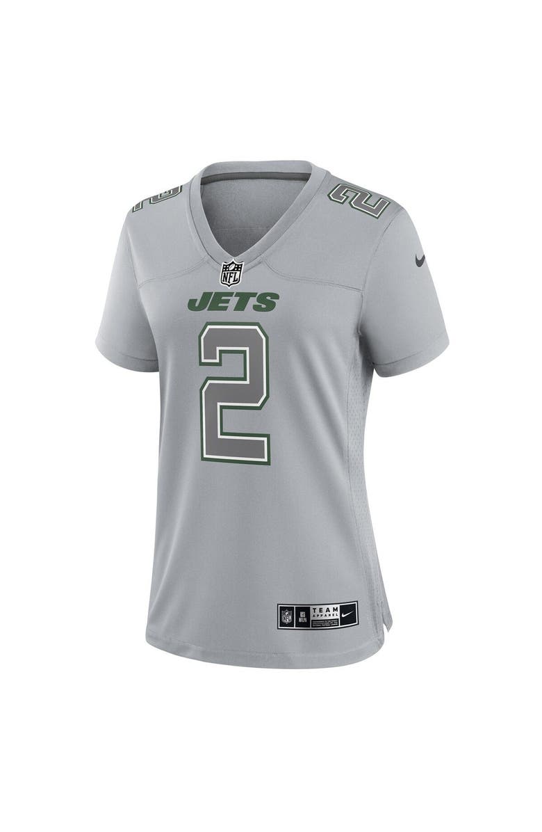 Nike Women's Nike Zach Wilson Gray New York Jets Atmosphere Fashion Game Jersey, Alternate, color,
