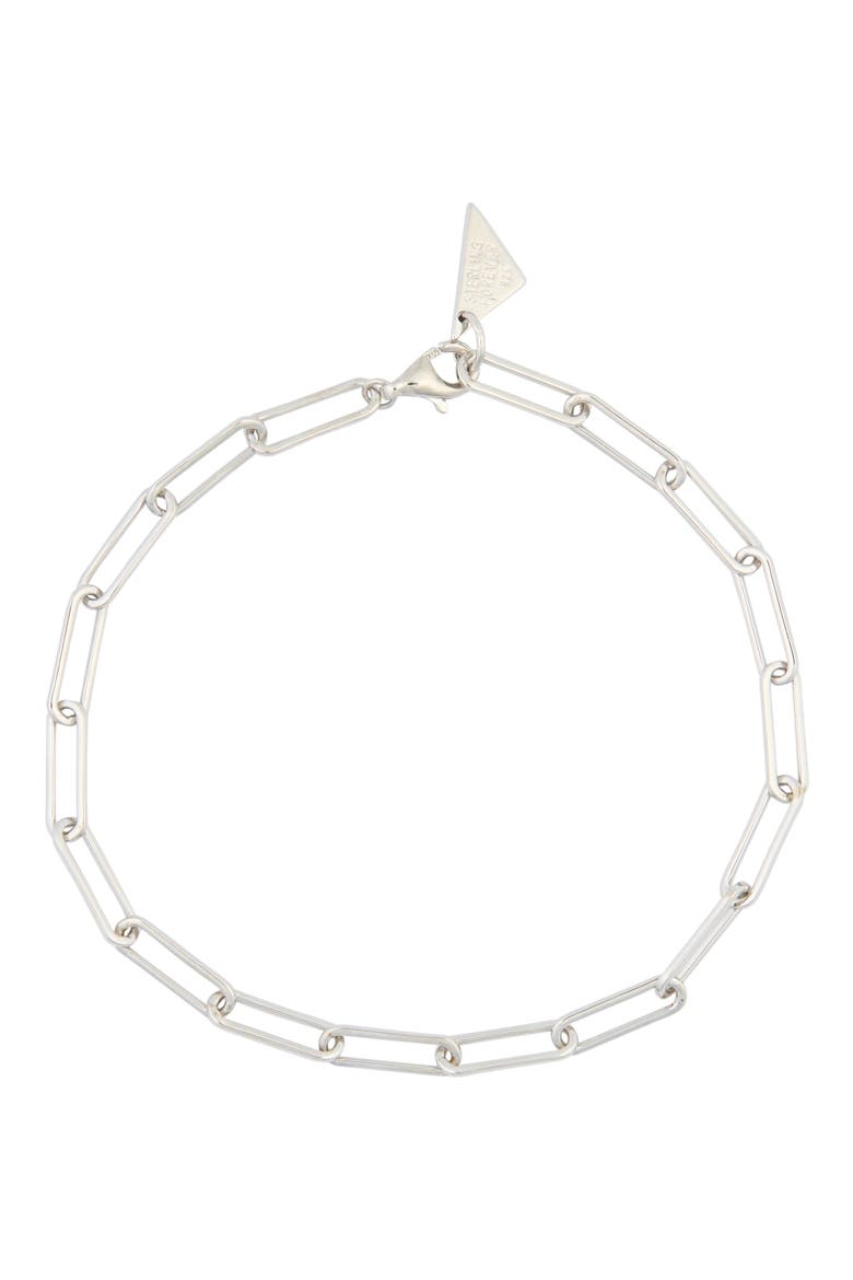 Sterling Silver Delicate Link Bracelet, Main, color, SILVER
