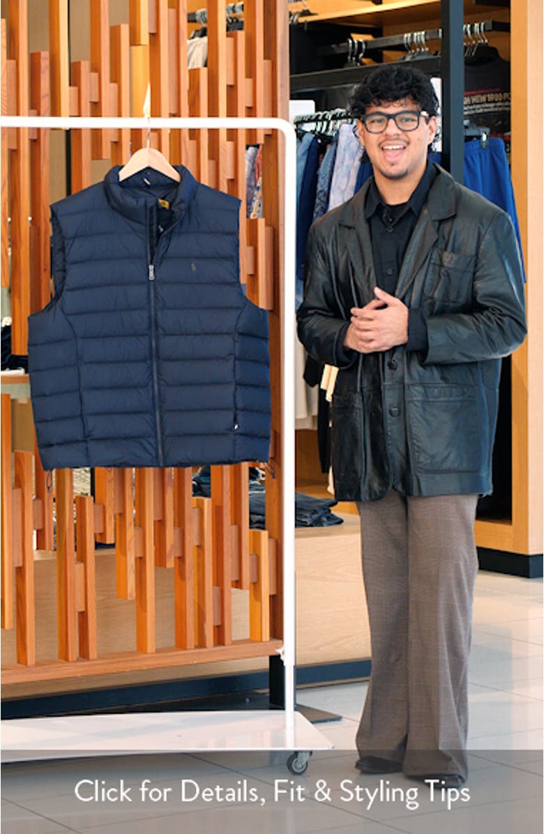 The Colden Packable Matte Down Vest, sales video thumbnail