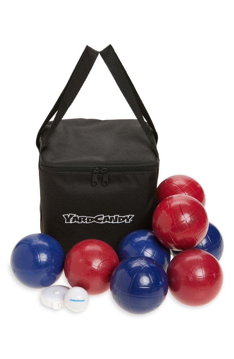 POOLCANDY Bocce Storage Bag Set, Main, color, Red Blue