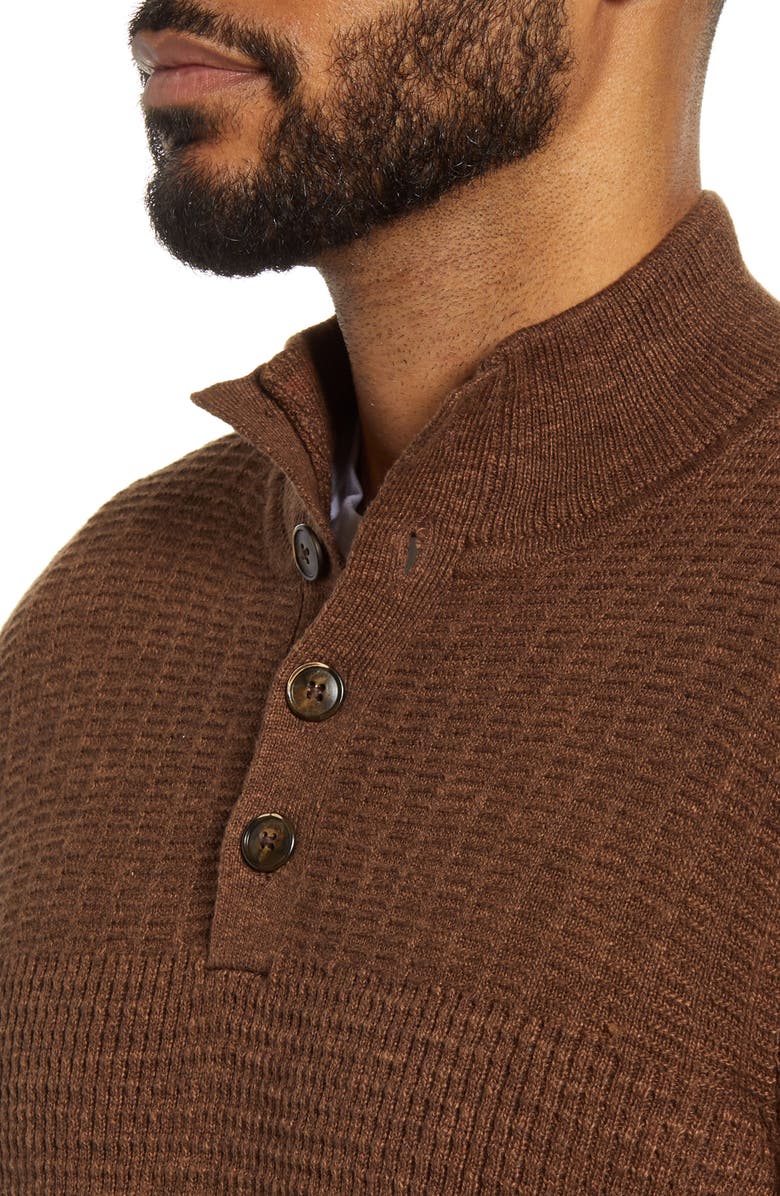 Tommy Bahama Mock Neck Henley Sweater, Alternate, color,