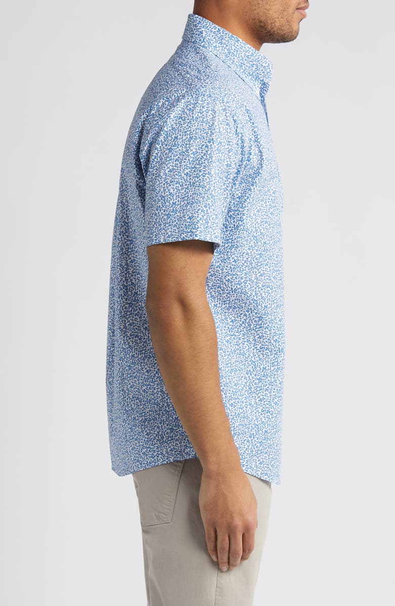 Brooks Brothers Floral Short Sleeve Button-Up Shirt, Alternate, color,