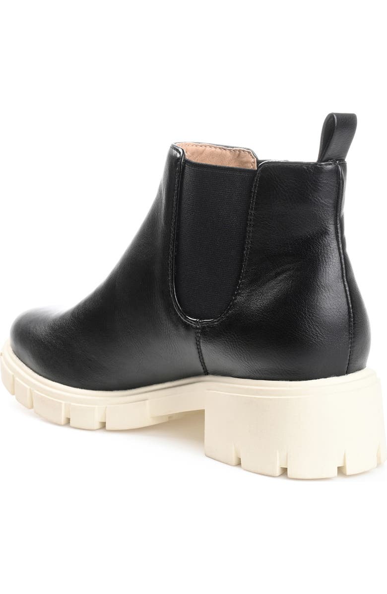 Journee Collection Rorke Lug Sole Chelsea Boot, Alternate, color, Black