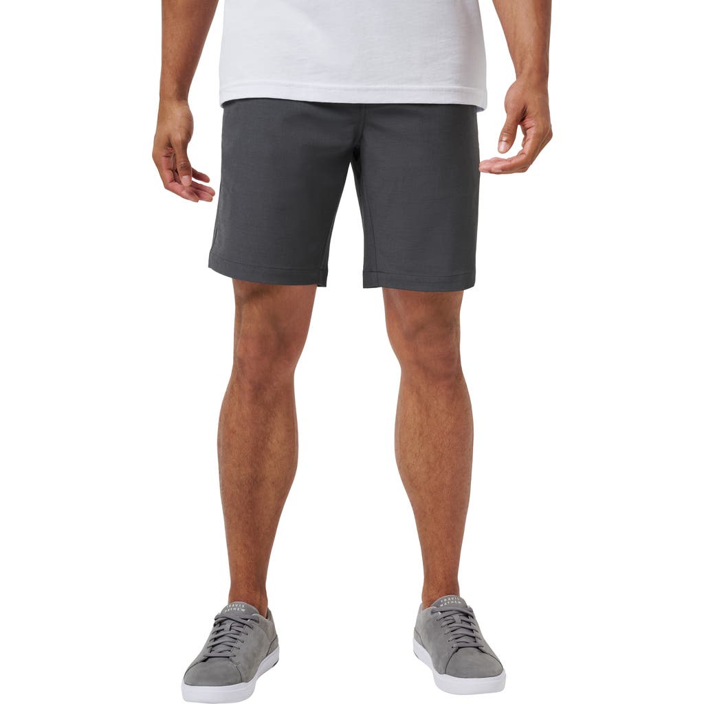 Travismathew Travel Year Flat Front Shorts In White