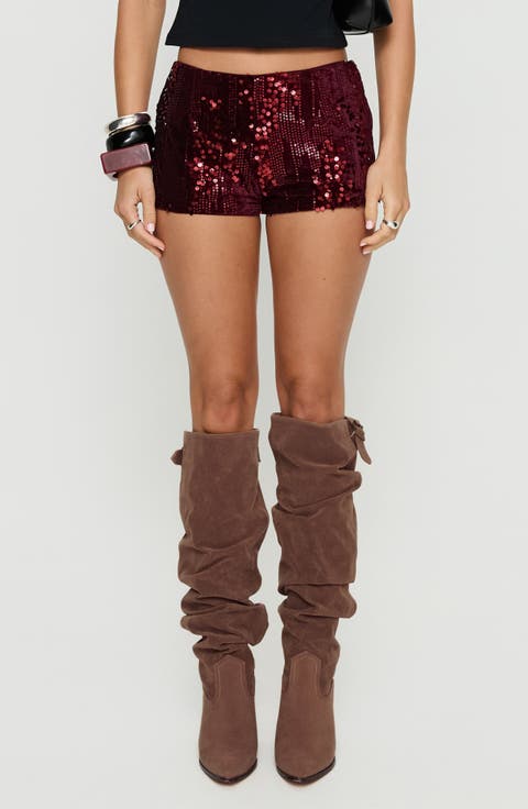 Showtime Micro Sequin Shorts