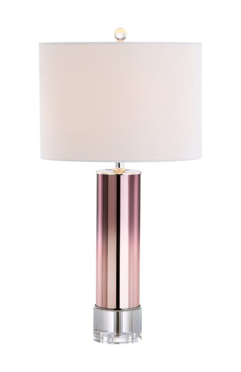 Edward 27" Glass /Crystal LED Table Lamp