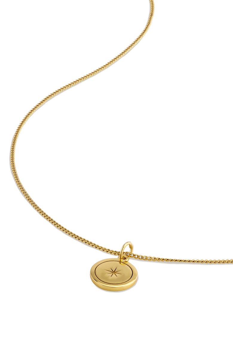 Vincero North Star Pendant Necklace, Alternate, color, Gold