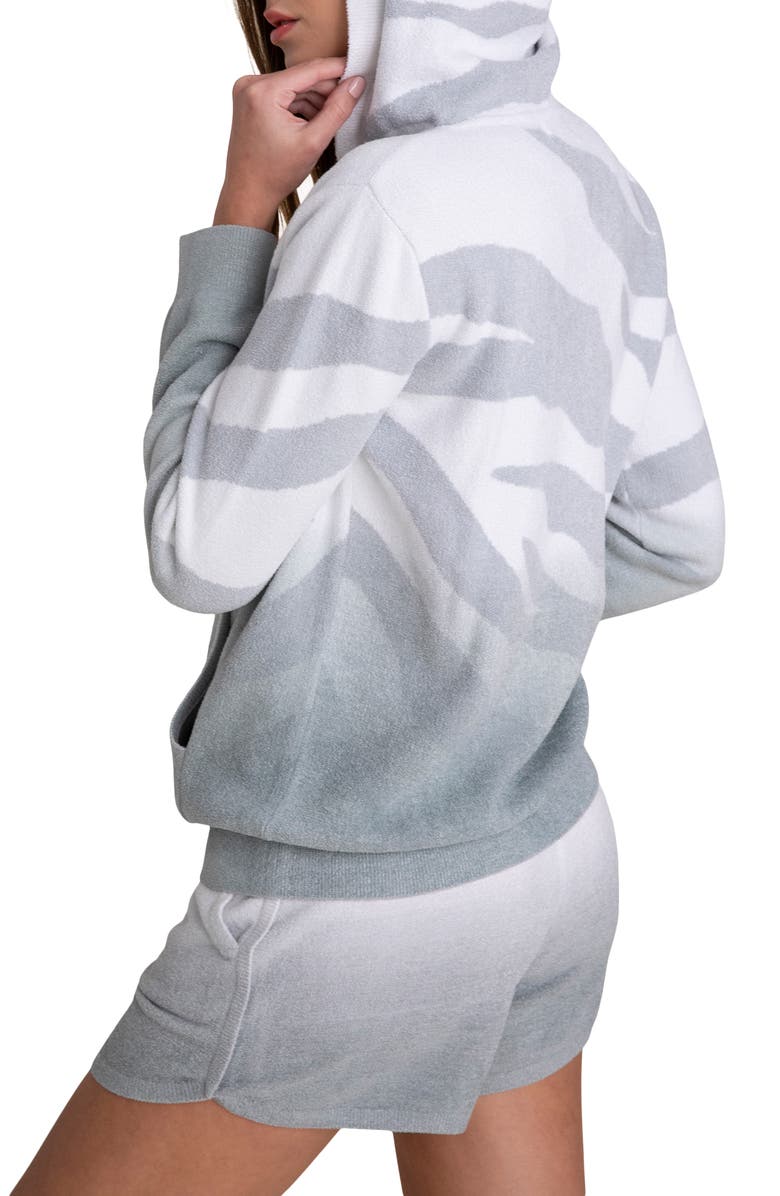 Barefoot Dreams<sup>®</sup> CozyChic<sup>™</sup> Ultra Lite Ocean Reef Zip Hoodie, Alternate, color,