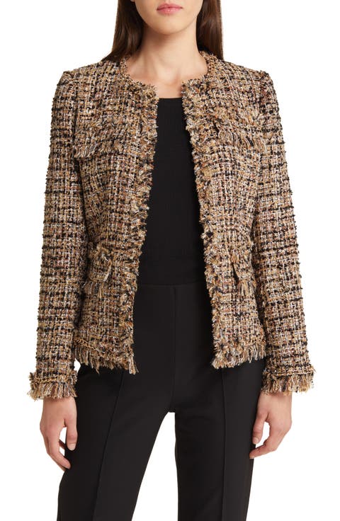 Lisa Bouclé Tweed Jacket