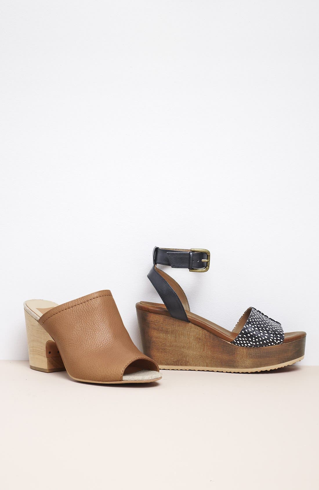 Hinge 'Aimee' Wooden Platform Wedge Sandal, Main, color, 