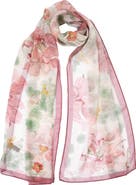 Elizabetta Monique - Long Sheer Silk Scarf for Women