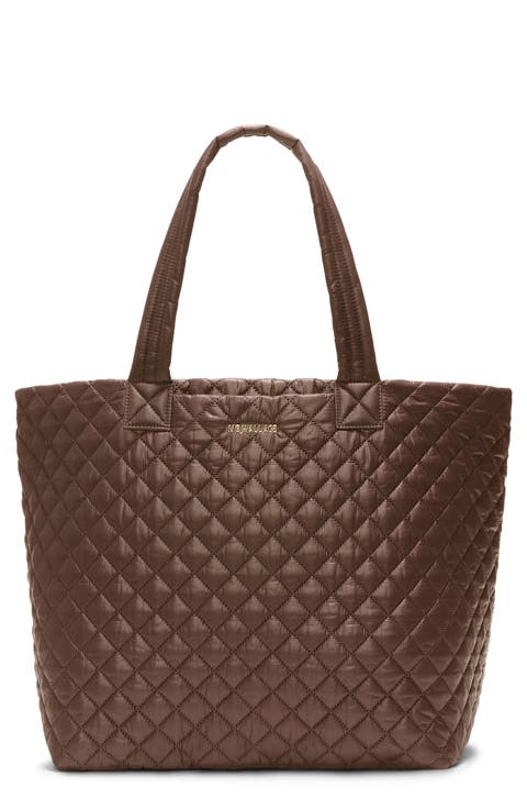 Large Metro Deluxe Quilted Nylon Tote