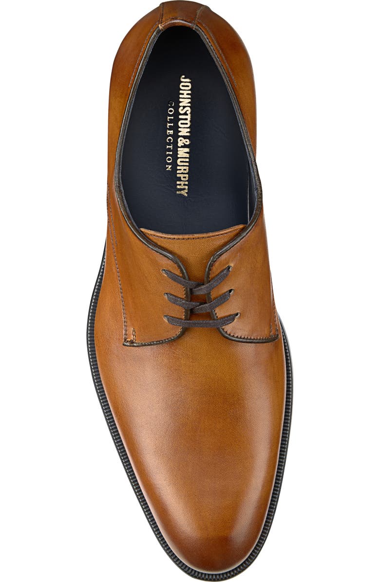 Johnston & Murphy Flynch Plain Toe Derby, Alternate, color, Tan Italian Calfskin
