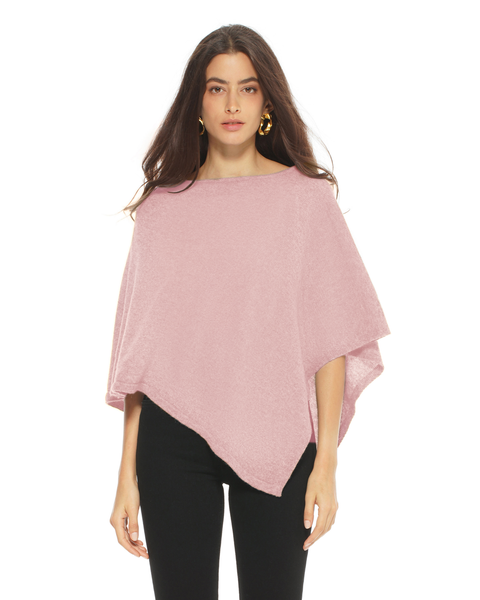 Pure Cashmere Capelet Poncho