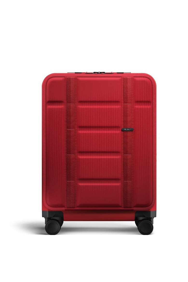 Ramverk Hardside 21 Inch Carry On Luggage  Spinner with Zipper Front Access Pocket, Alternate, color, Sprite Lightning Red