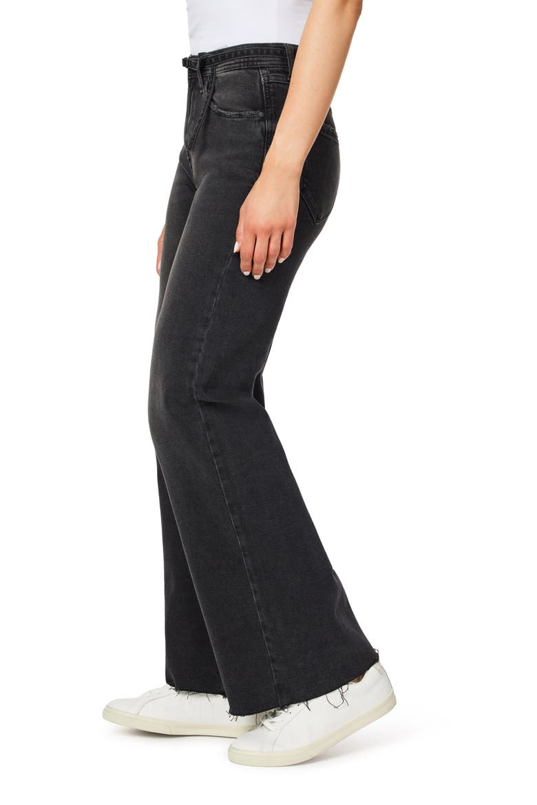 Kaya Belted High Waist Wide Leg Jeans, Alternate, color, RAMONA