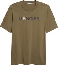 Moncler Logo Patch Graphic T-Shirt