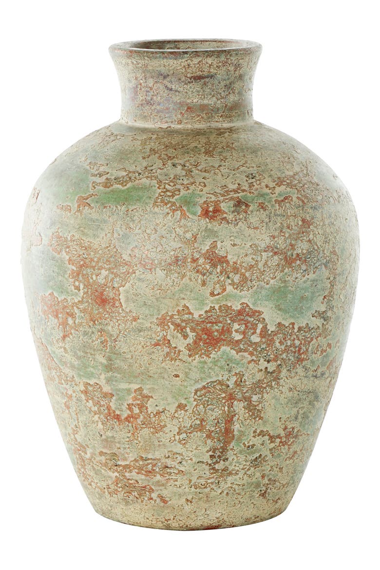 Brown Ceramic Vase, Main, color, BROWN