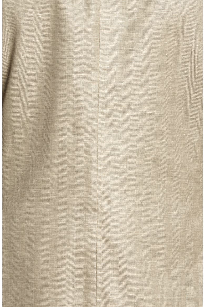 Cotton & Linen Blazer, Alternate, color, KHAKI