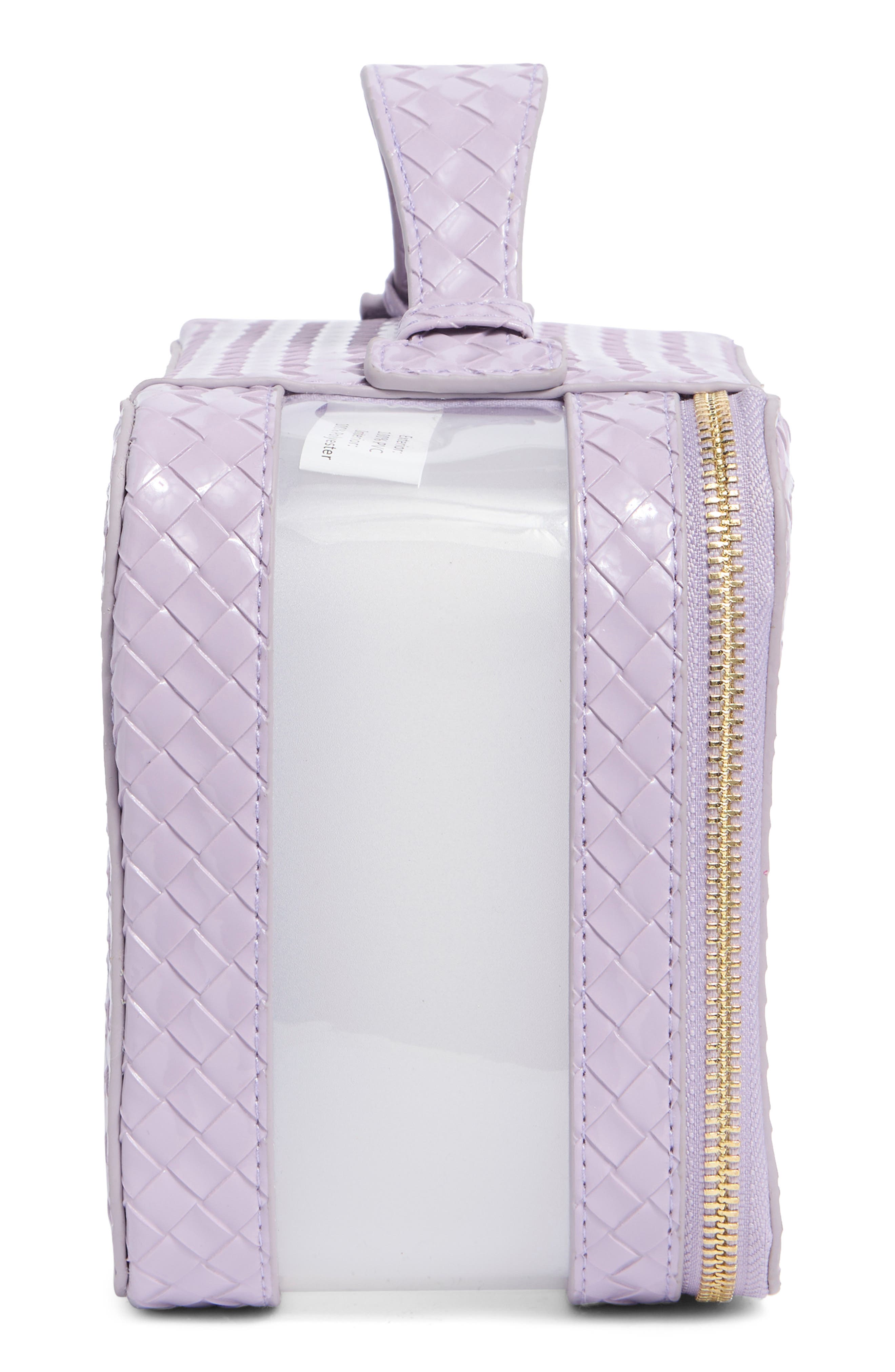 Clear Beauty Organizer, Alternate, color, LAVENDER