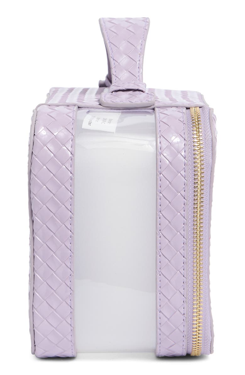 MYTAGALONGS Clear Beauty Organizer, Alternate, color, Lavender