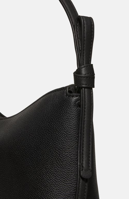 Kate Spade New York Loop Pebble Leather Shoulder Bag In Black