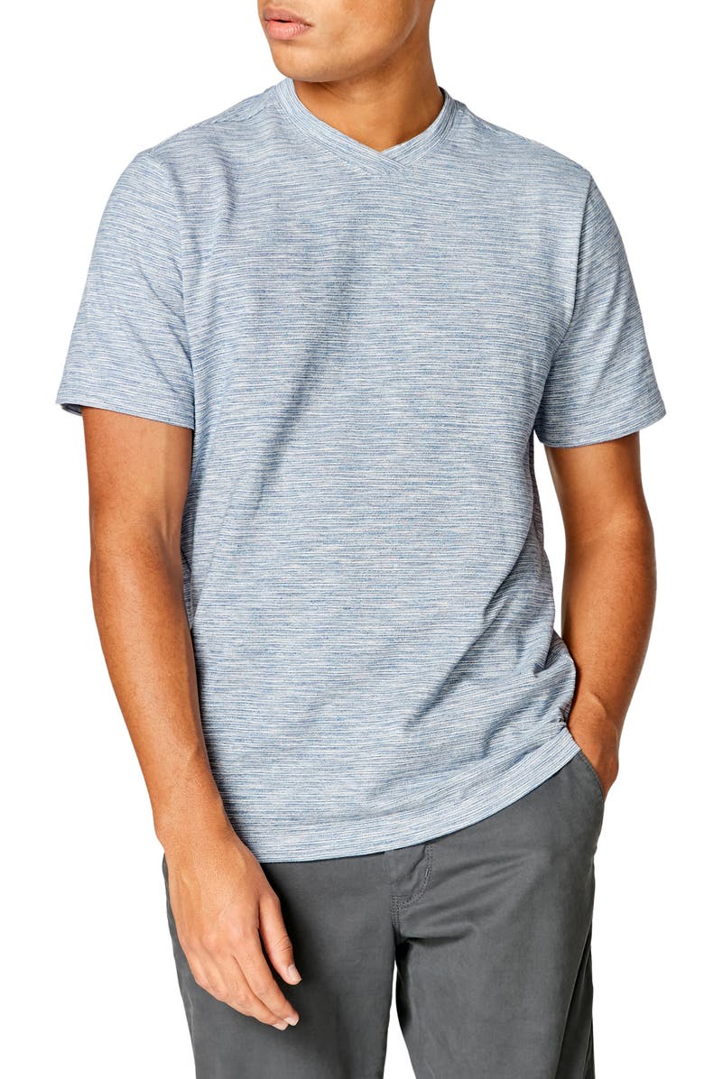 Good Man Brand Akasaka Slim Fit Slub Stripe Jersey T-Shirt, Main, color, 