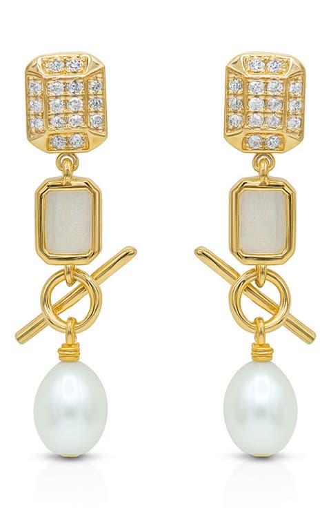 Geometric Drop Earrings