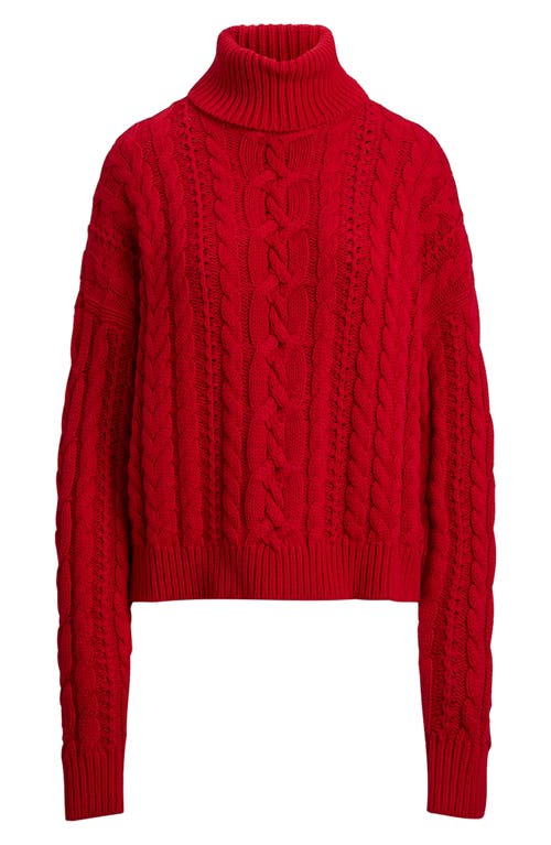 Ralph Lauren Women's Turtleneck Sweater In Red