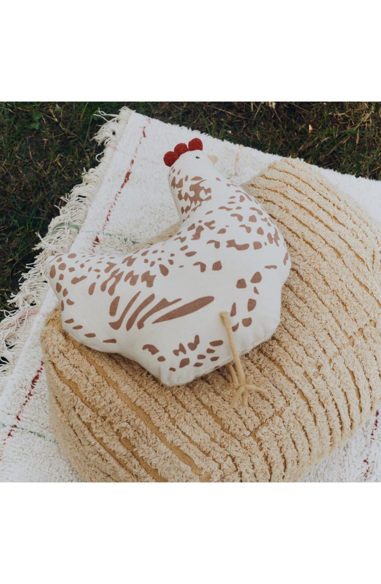 Lorena Canals Cushion Chicken, Alternate, color, Honey