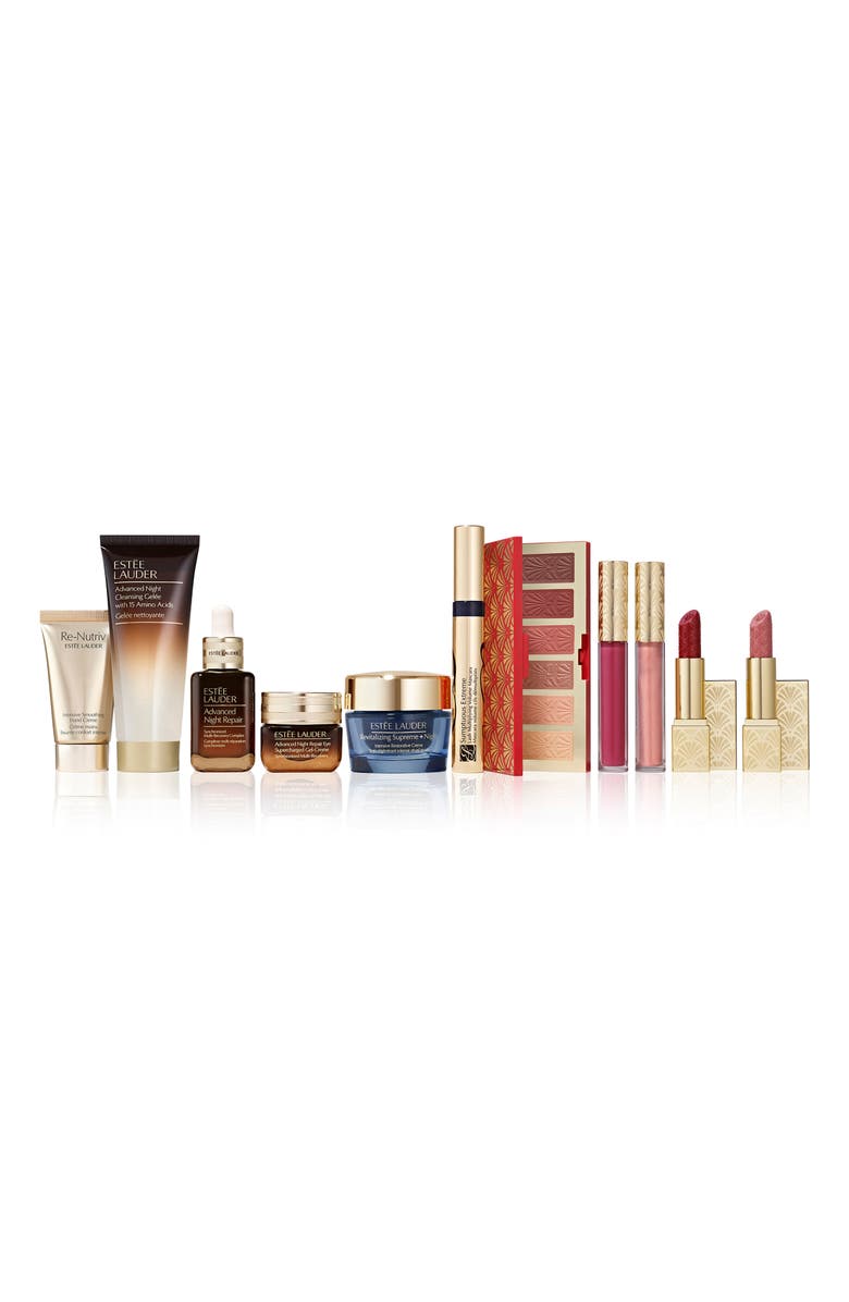Estée Lauder Holiday Night Skin Care & Makeup Gift Set with Estée Lauder Purchase - $625 Value, Alternate, color, 