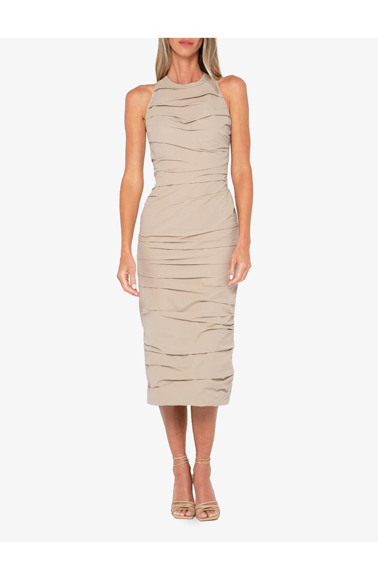 JBQ Birkin Dress, Main, color, Beige