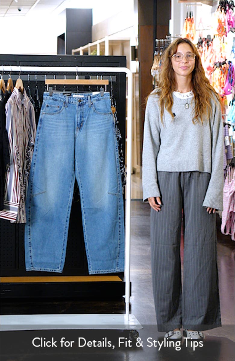 Baggy Dad Barrel Leg Jeans, sales video thumbnail