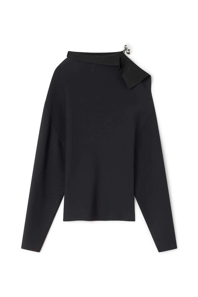 Viscose Sweater, Alternate, color, Black