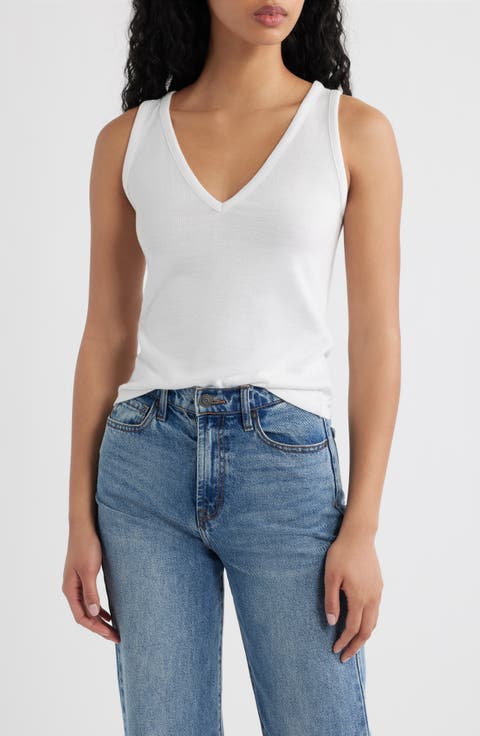 The Knit V-Neck Tank