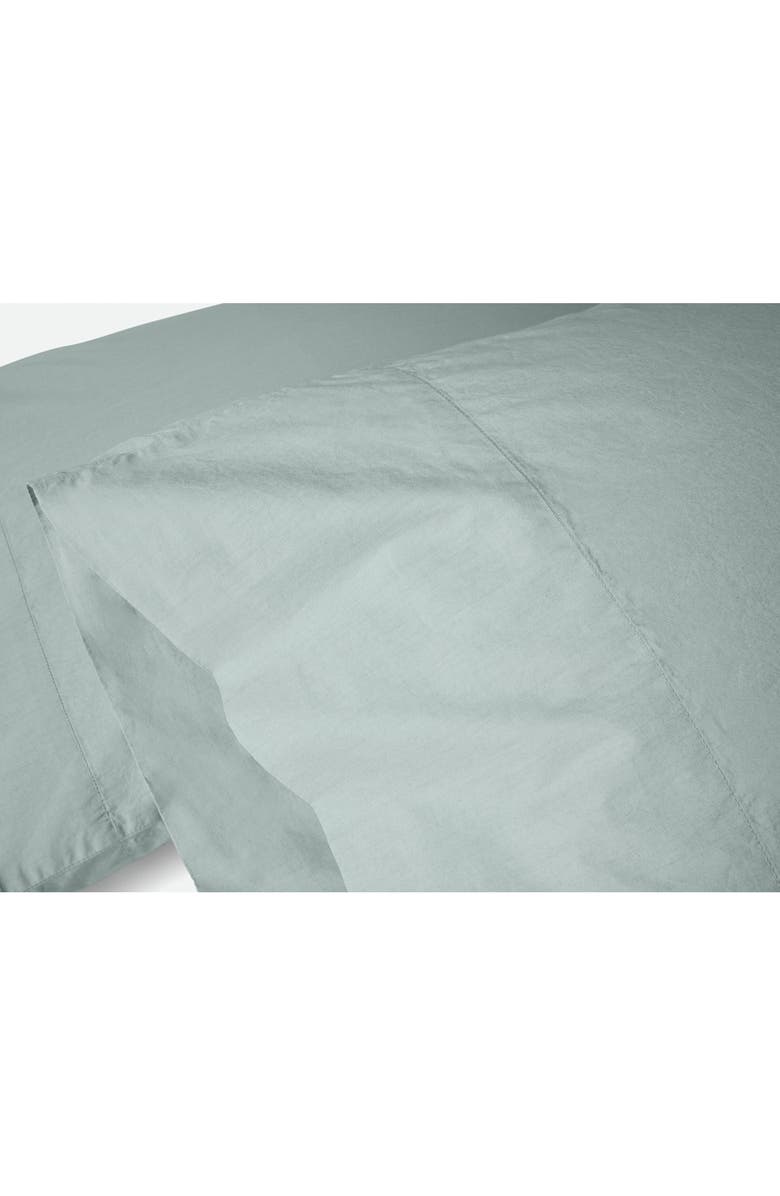 Coyuchi Refined Organic Cotton Percale Set of 2 Pillowcases, Alternate, color, Dew