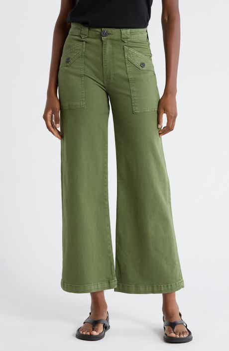 Meg High Waist Ankle Wide Leg Utility Pants