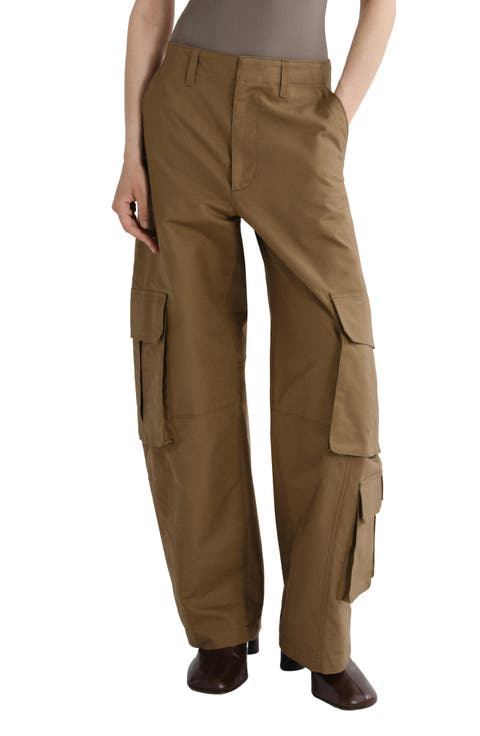 Ambika Utility Wide Leg Sateen Pants