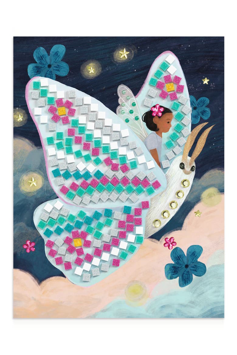 Kids' Enchanted World Mosaic Art Kit, Alternate, color, MULTI